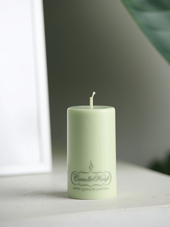 Свеча интерьерная из соевого воска CandleKraft EcoTrend Olive Mini &quot;столбик&quot; от Мастерской уюта CandleKraft